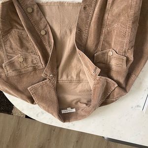 12th tribe cropped corduroy jacket